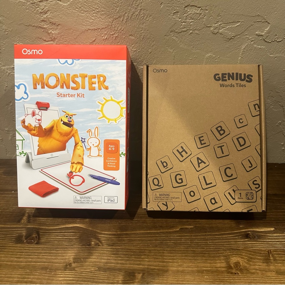 Monster Starter Kit & Osmo Genius word tiles
